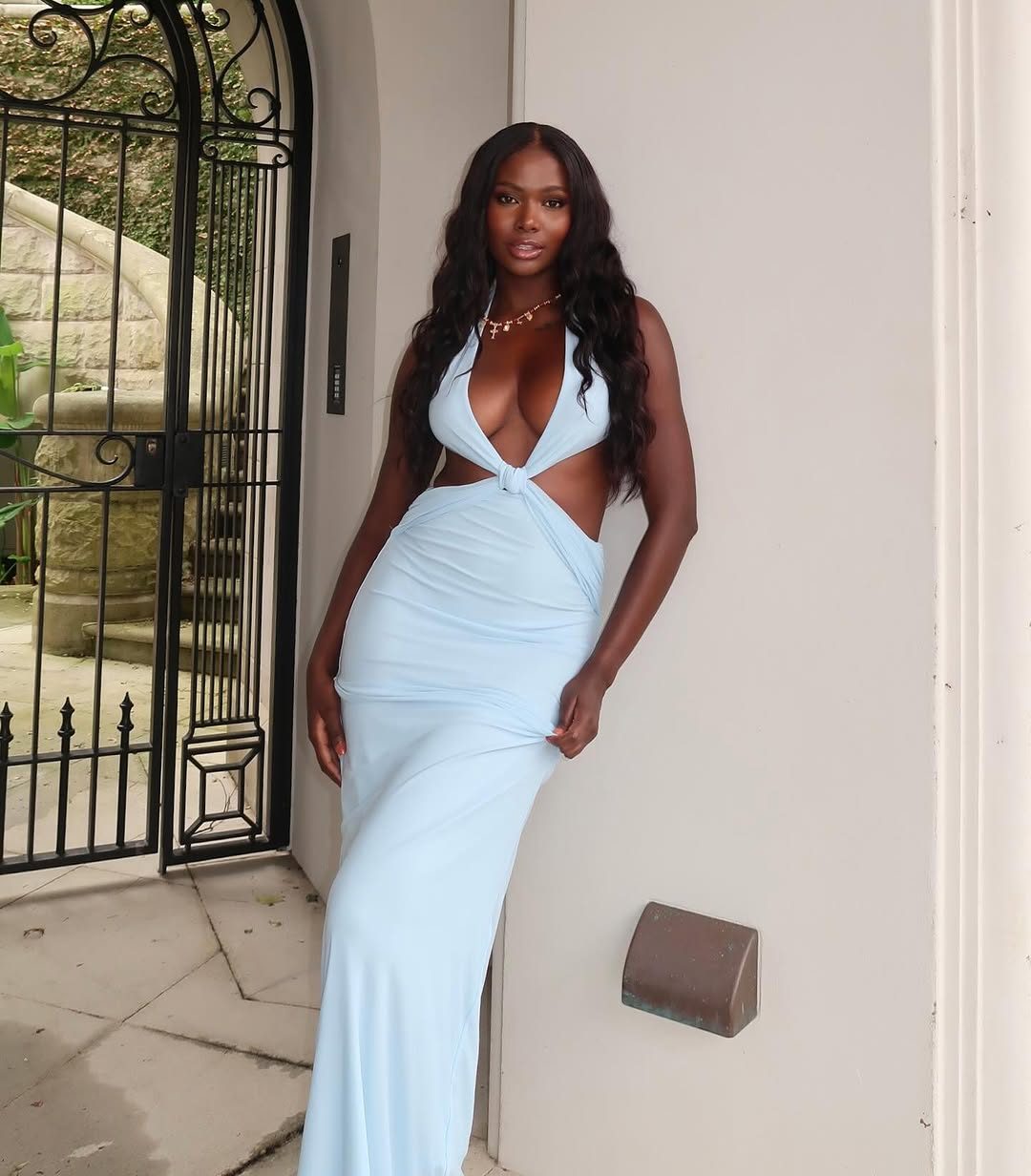Bonnie Cutout Backless Maxi Dress - Elegant Occasion Dress for Women
