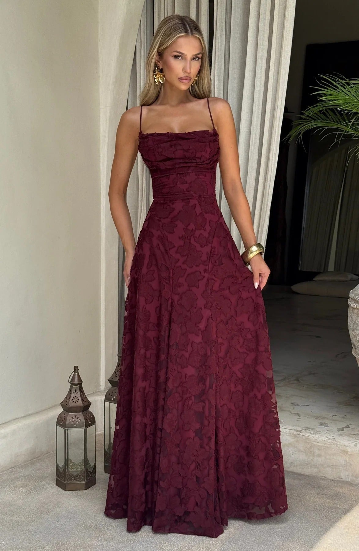 Brielle Sleeveless Floral Maxi Dress - Summer Wedding Guest Dress - Image 6