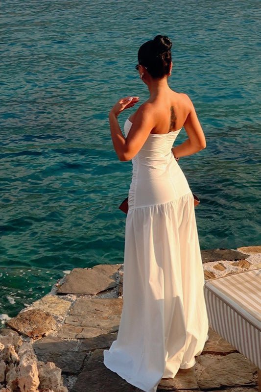Camia Cut-Out Strapless Maxi Dress - Elegant Occasion Dress for Women - Image 4
