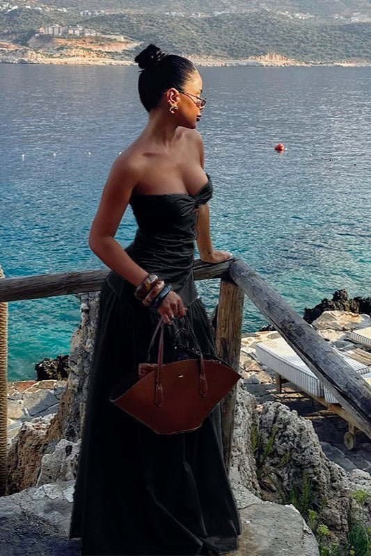 Camia Cut-Out Strapless Maxi Dress - Elegant Occasion Dress for Women - Image 6