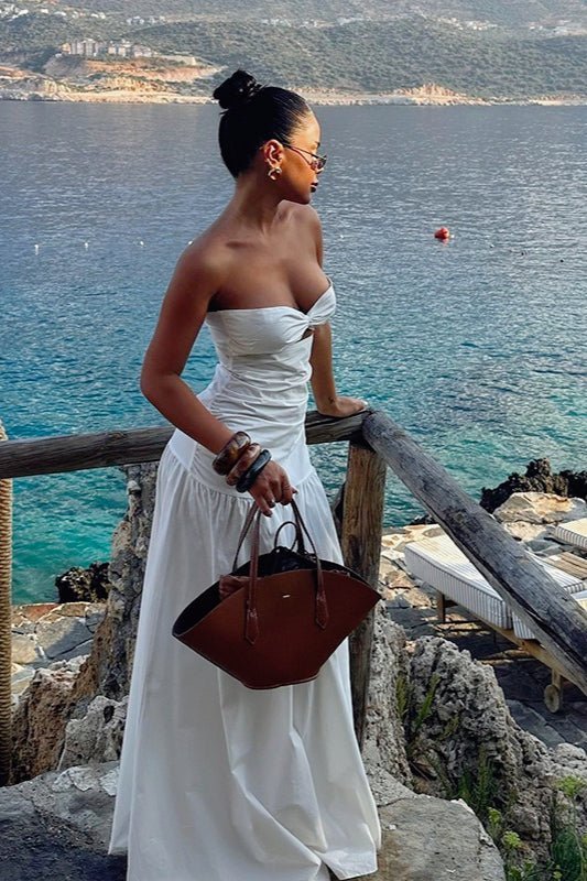 Camia Cut-Out Strapless Maxi Dress - Elegant Occasion Dress for Women - Image 2