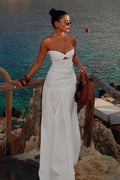 Camia Cut-Out Strapless Maxi Dress - Elegant Occasion Dress for Women