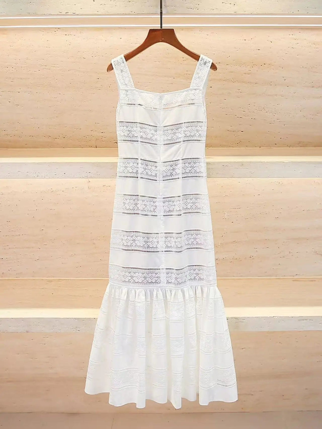 Laura Embroidered Lace Fishtail Dress - Elegant Occasion Dress for Women - Image 8