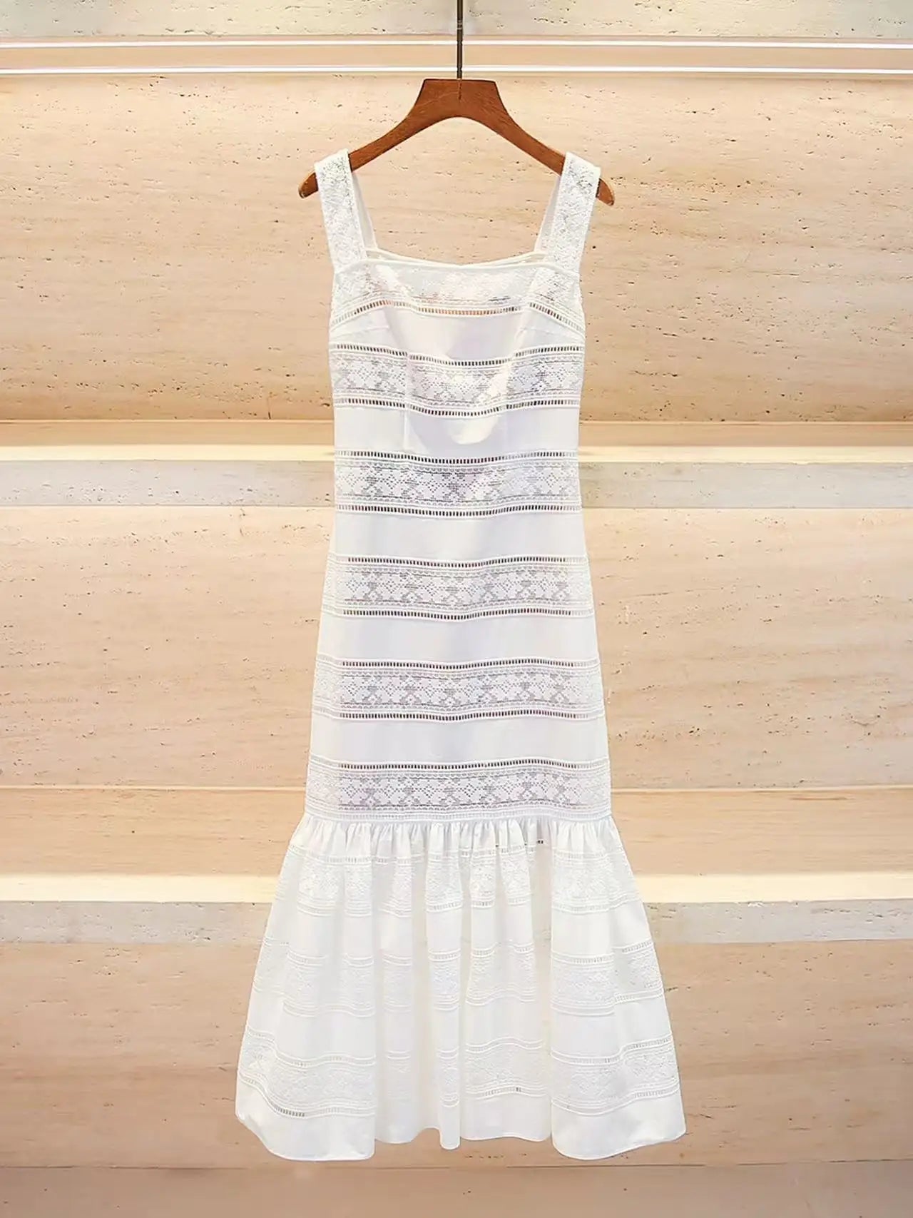 Laura Embroidered Lace Fishtail Dress - Elegant Occasion Dress for Women - Image 7