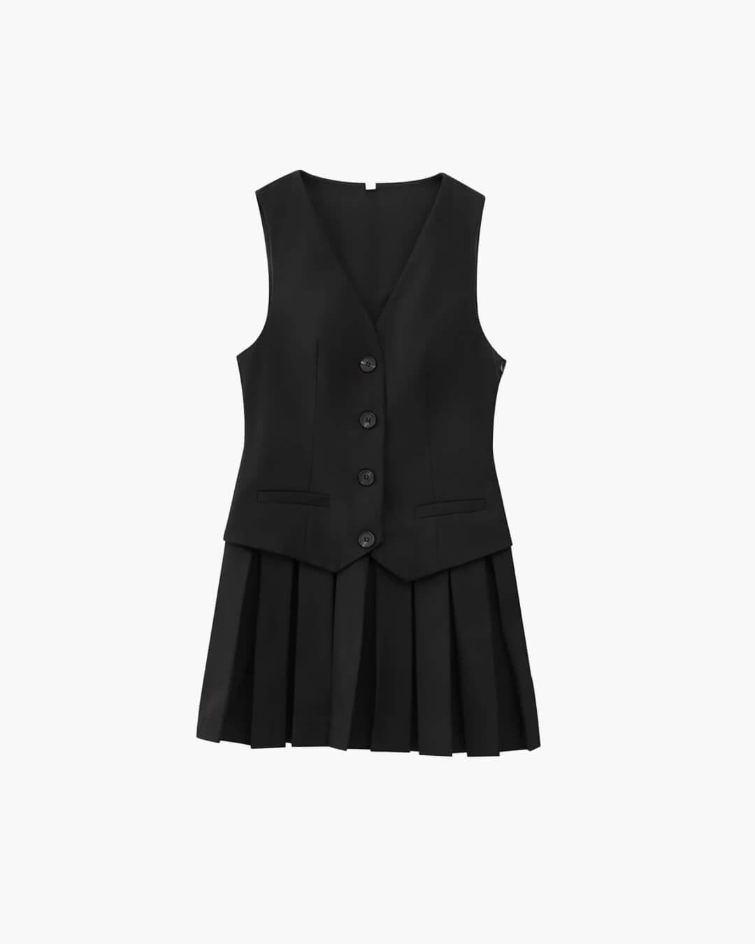 Cheryl Sleeveless Pleated Mini Dress - Elegant Occasion Dress for Women - Image 7