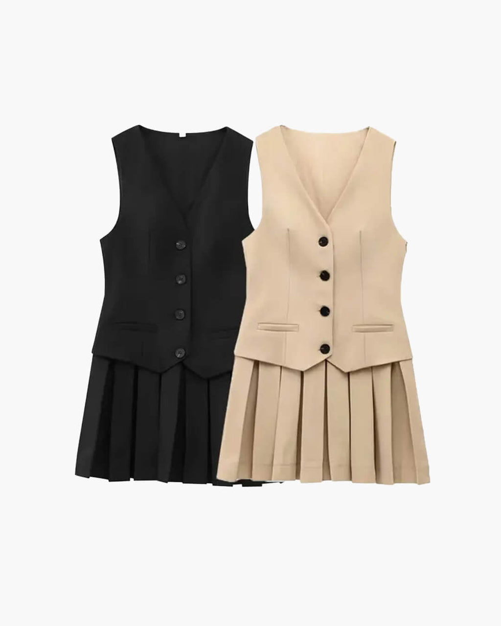 Cheryl Sleeveless Pleated Mini Dress - Elegant Occasion Dress for Women - Image 8