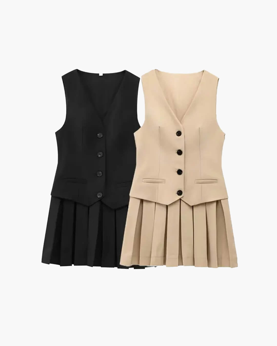 Cheryl Sleeveless Pleated Mini Dress - Elegant Occasion Dress for Women - Image 8