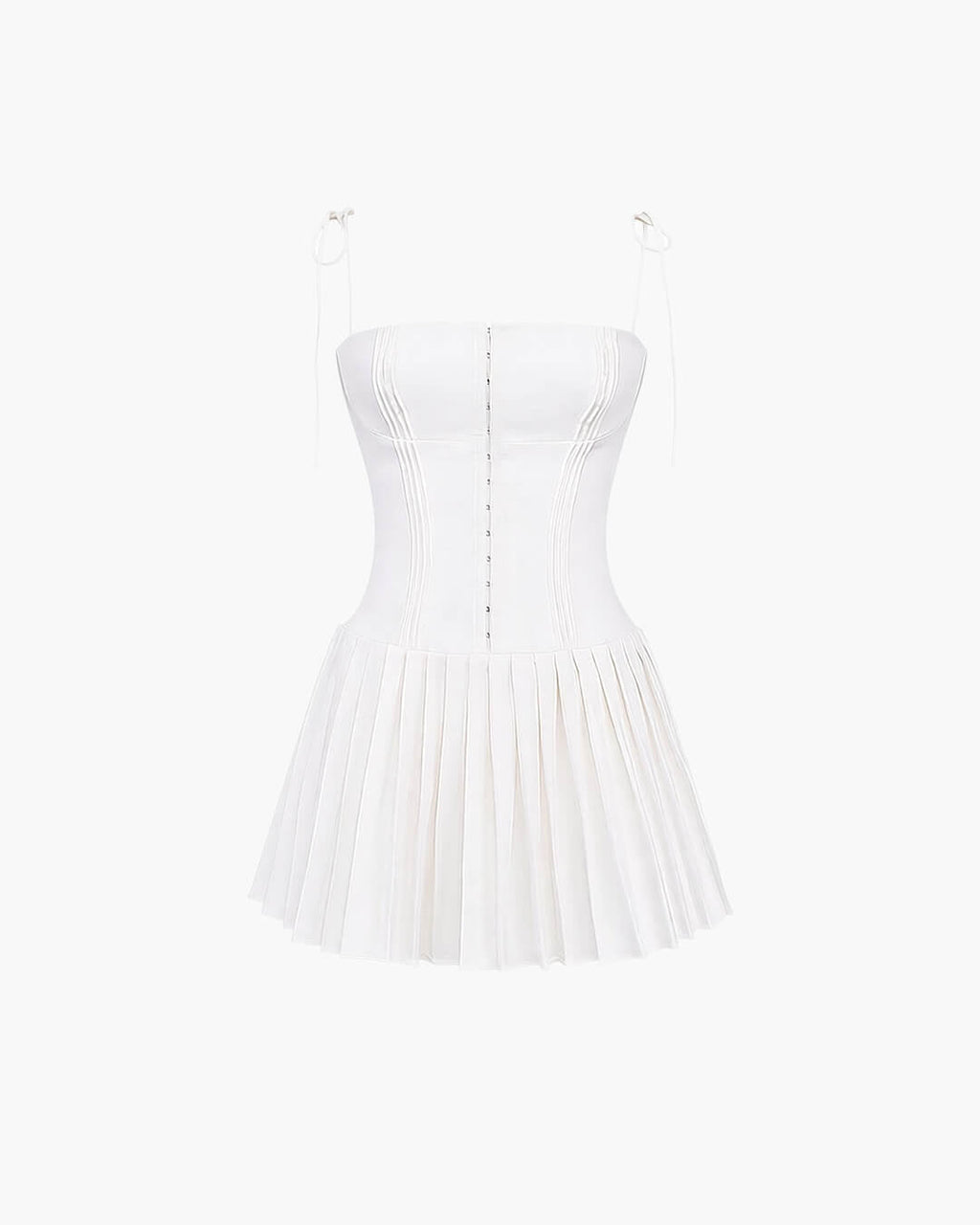 Coreen Pleated Mini Dress - Elegant Occasion Dress for Women - Image 2