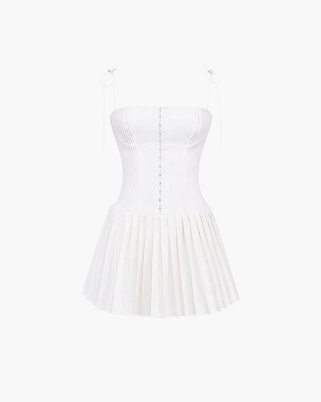 Coreen Pleated Mini Dress - Elegant Occasion Dress for Women - Image 2