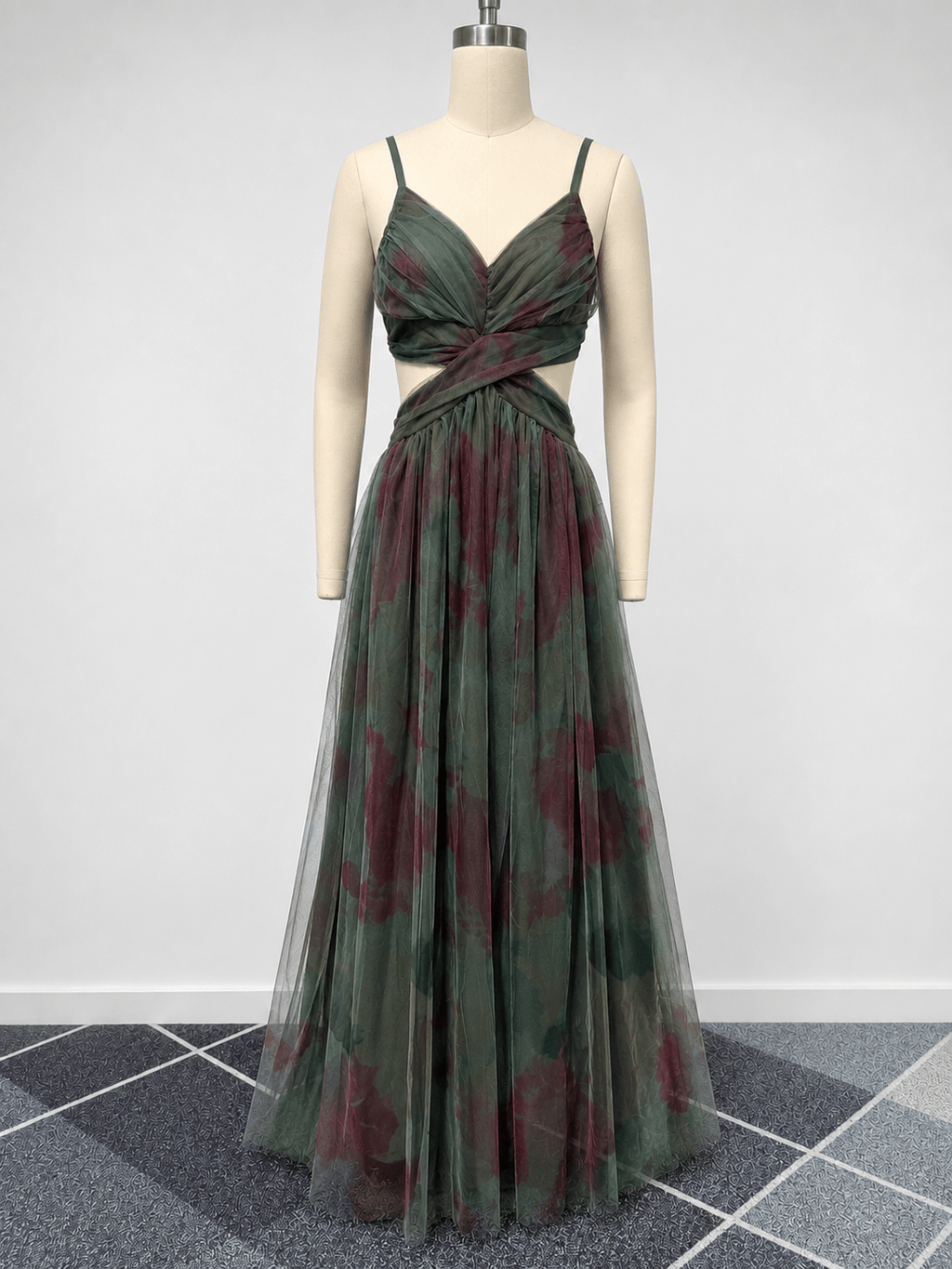 Dahlia Floral Tulle Maxi Dress - Elegant Occasion Dress for Women - Image 6