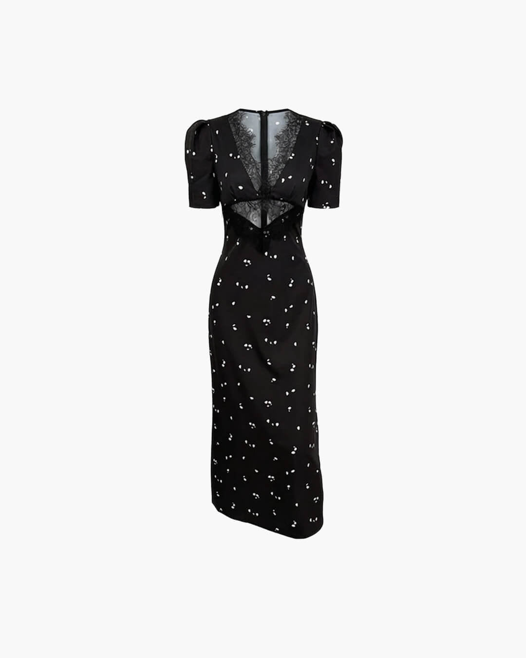 Adrija Puff Sleeve Lace Dress - Elegant Occasion Dress for Women