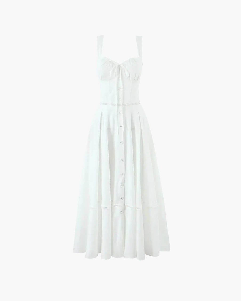 Dina Sleeveless Sweetheart Midi Dress - Elegant Occasion Dress for Women - Image 4