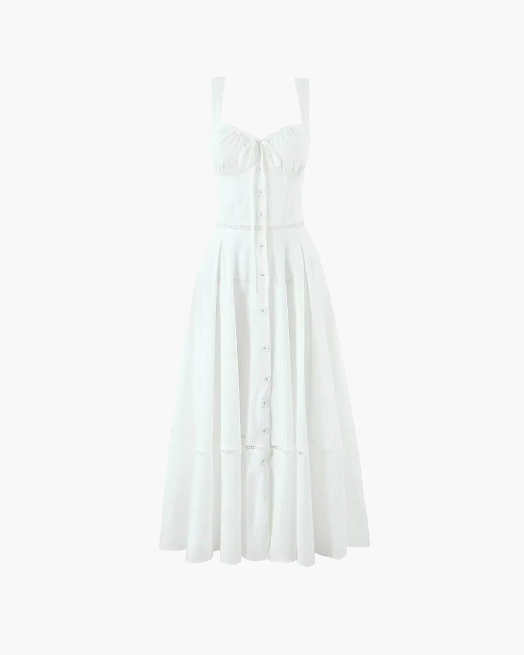 Dina Sleeveless Sweetheart Midi Dress - Elegant Occasion Dress for Women - Image 4