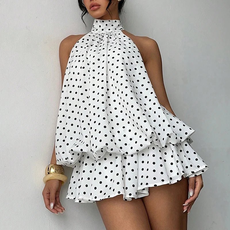 Eden Halter Backless Mini Dress for Women - Sleeveless A-Line Summer Dress - Image 11