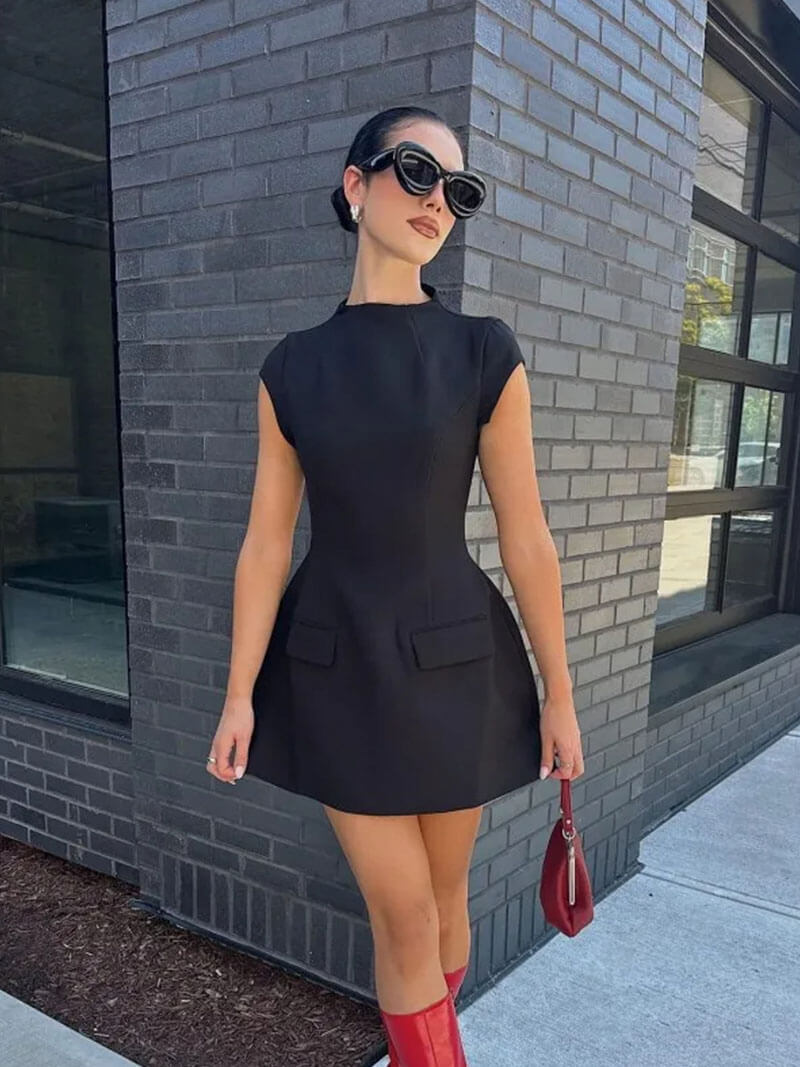 Ella Mini Dress - Elegant Occasion Dress for Women - Image 5