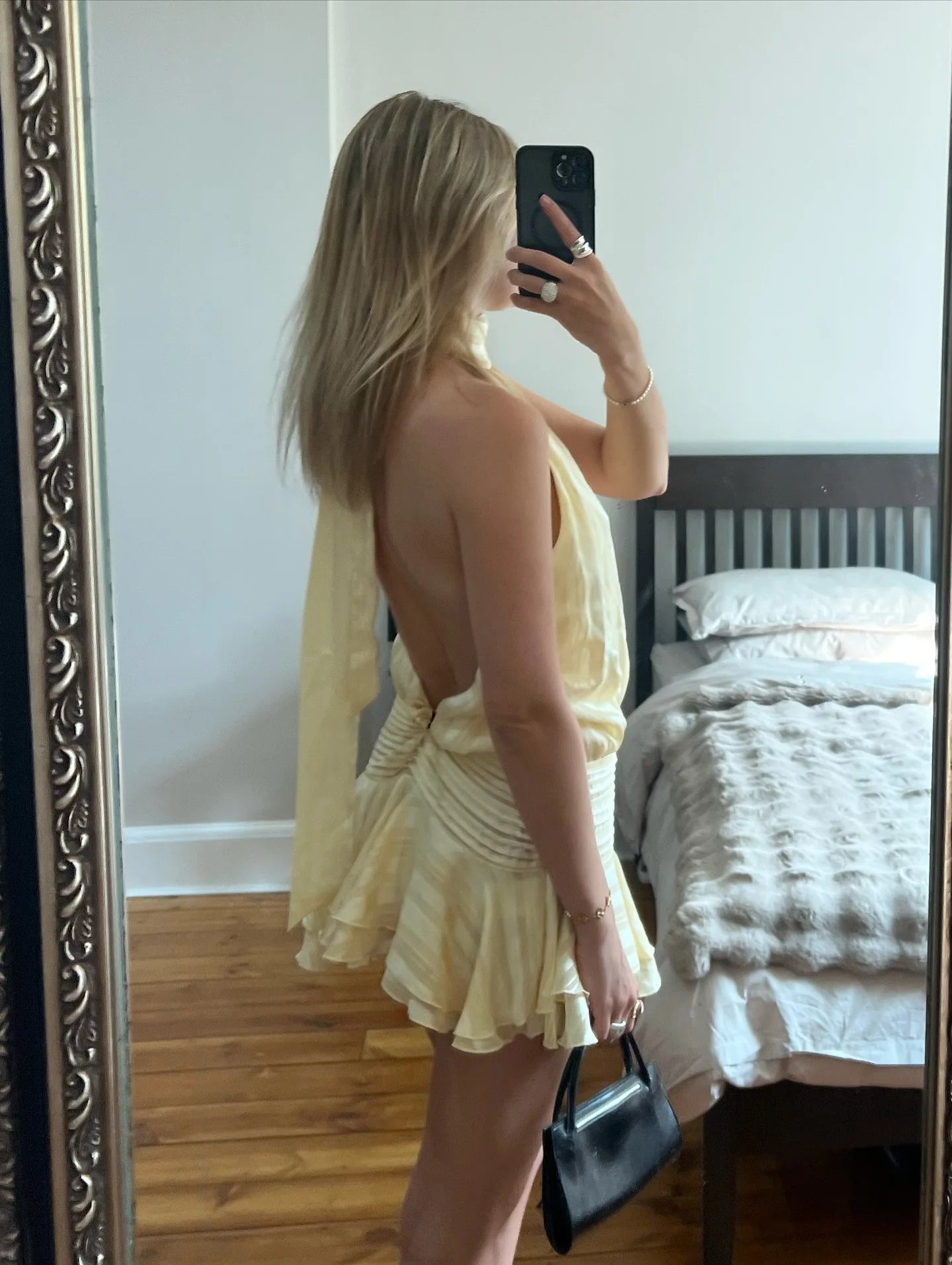 Ezra Backless Mini Dress - Elegant Occasion Dress for Women - Image 3