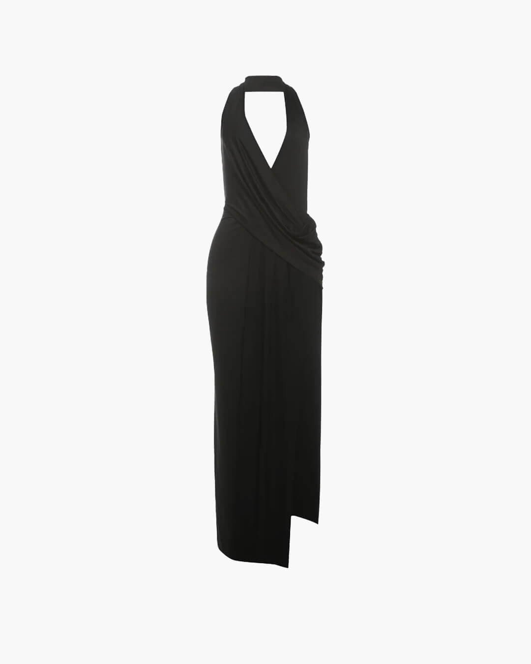 Felicity Deep Neck Maxi Dress - Elegant Occasion Dress for Women - Image 2