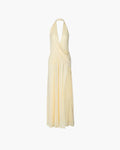 Felicity Deep Neck Maxi Dress - Elegant Occasion Dress for Women