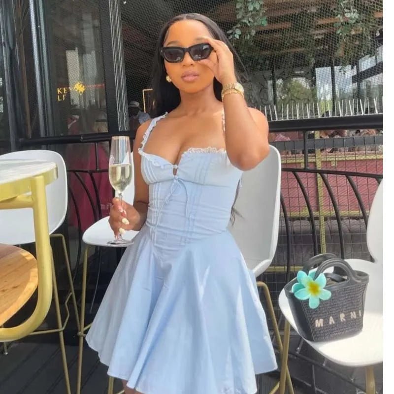 Francine Sleeveless Mini Dress - Elegant Occasion Dress for Women - Image 11