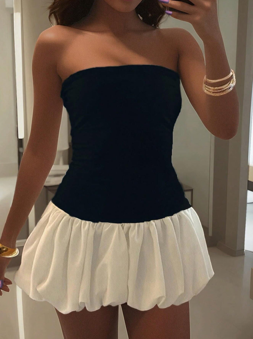 Hailey Strapless Mini Dress - Elegant Occasion Dress for Women