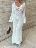 Hannah Cover Up Maxi Dress - Elegant Occasion Dress for Women
