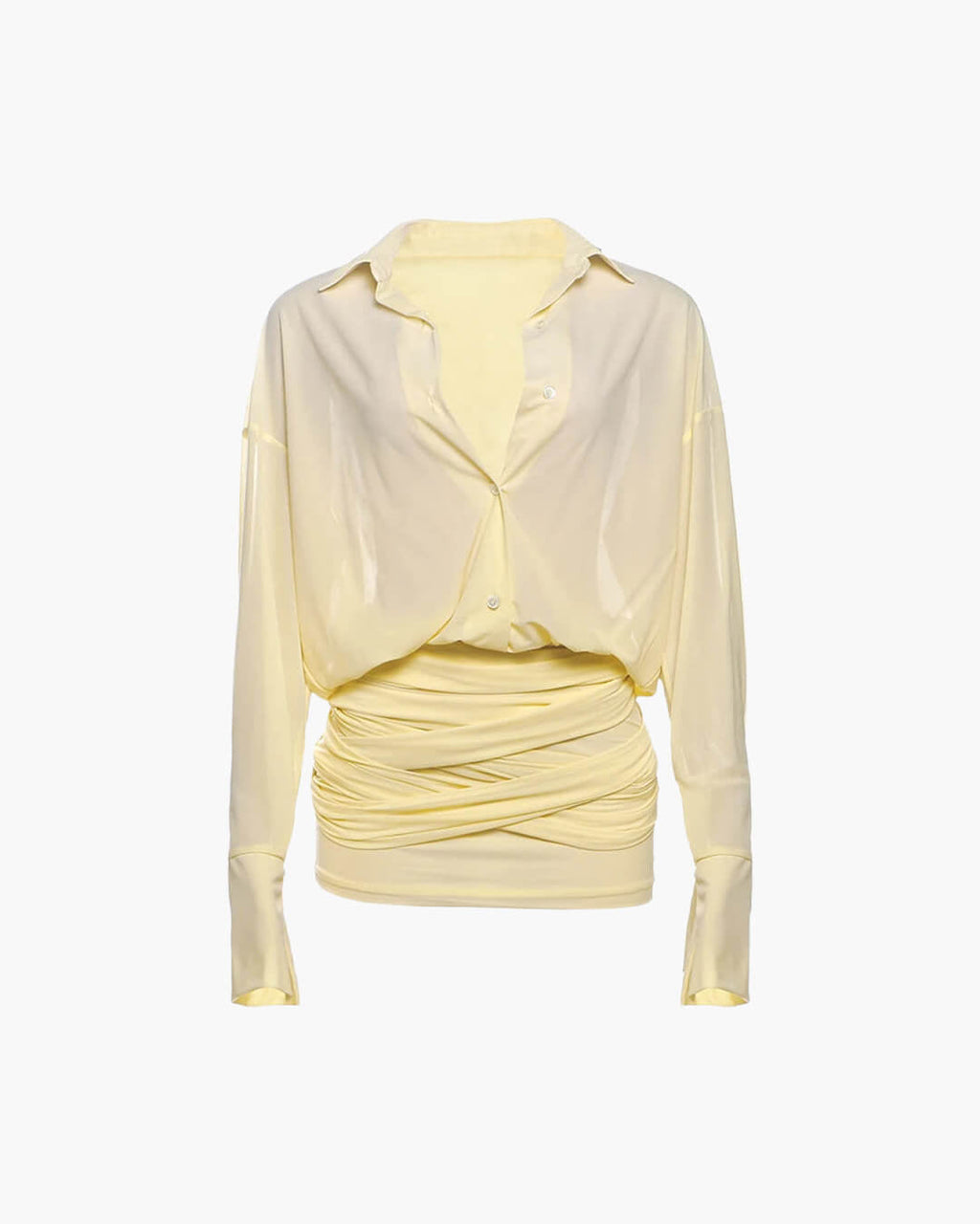 Kendall Long Sleeve Shirt Dress - Elegant Occasion Dress for Women - Image 5
