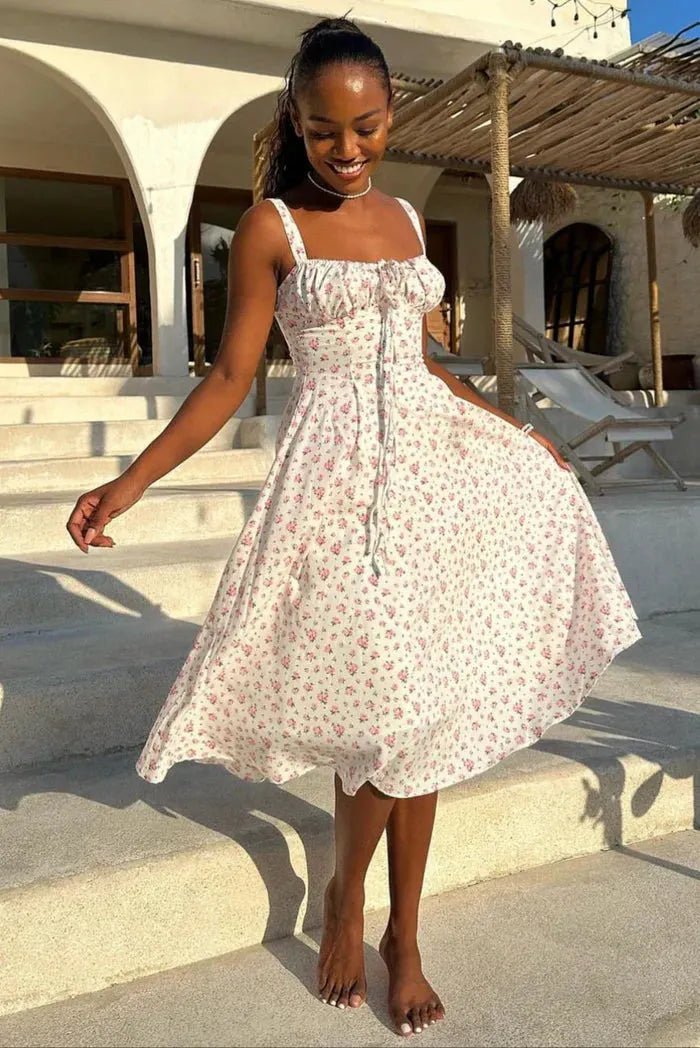 Isabella Corset Midi Dress - Elegant Occasion Dress for Women - Image 3