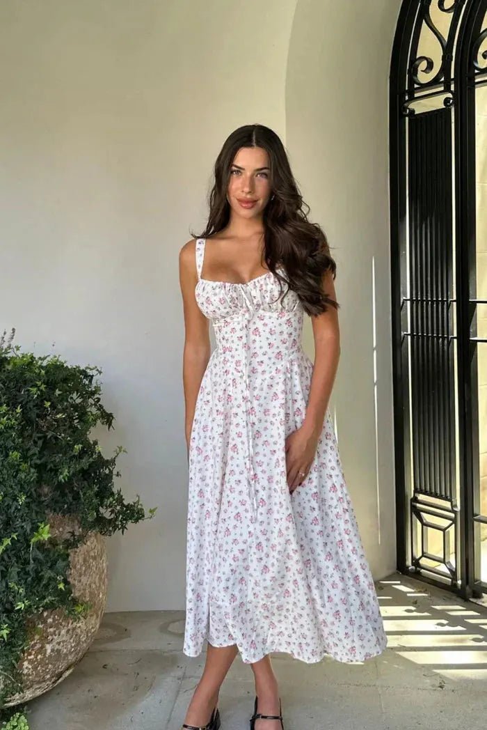 Isabella Corset Midi Dress - Elegant Occasion Dress for Women - Image 2