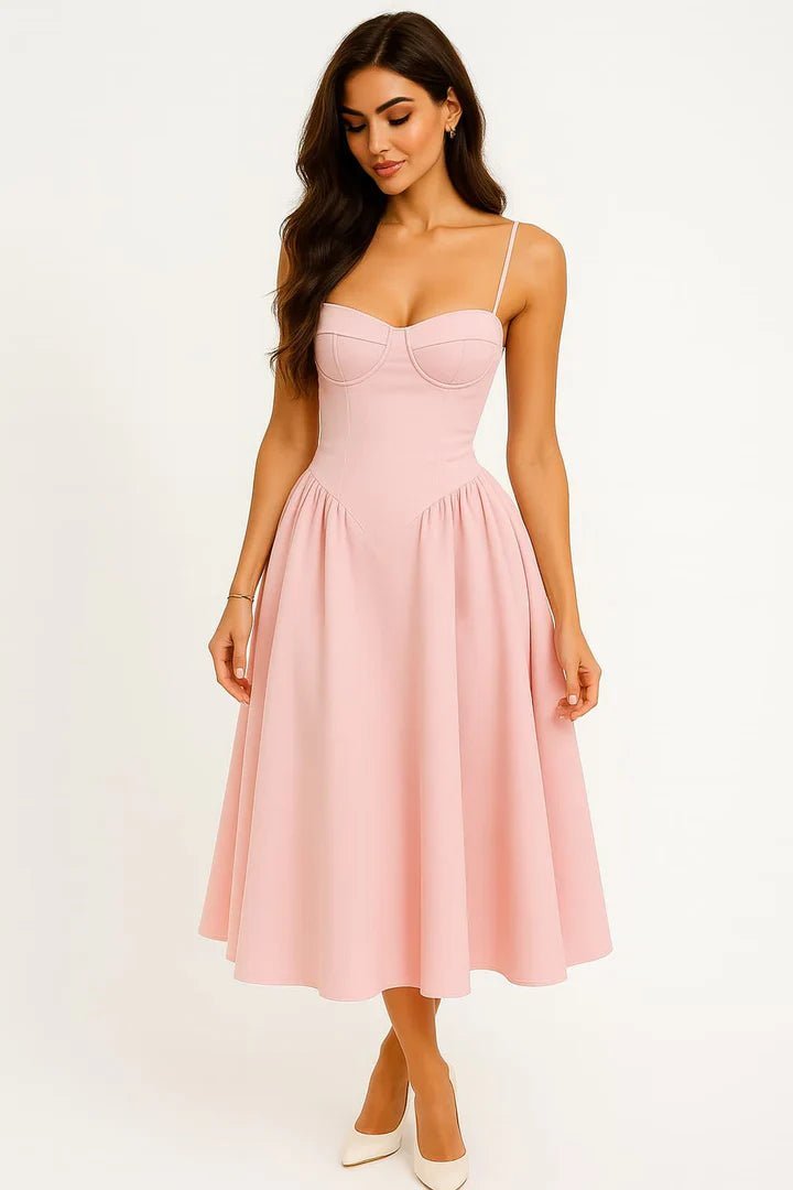 Isabelle Midi Wedding Guest Dress - Elegant Occasion Dress for Women - Image 2