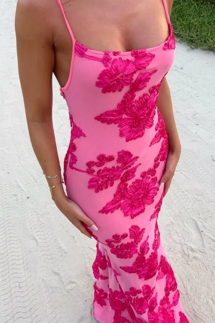 Fiona Sleeveless Floral Maxi Dress - Elegant Occasion Dress for Women - Image 3