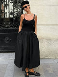 Jesse Spaghetti Strap Drop Waist Midi Dress - Elegant Occasion Dress for Women - Image 3