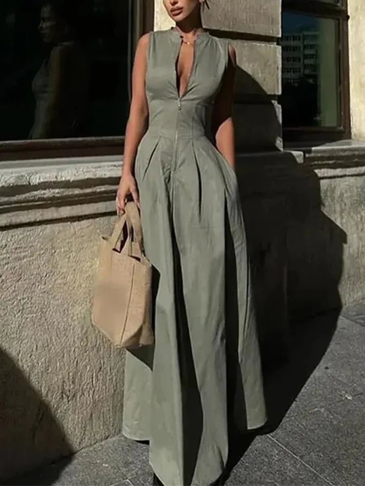 Jessica Sleeveless Midi Dress - Elegant Occasion Dress for Women - Image 2