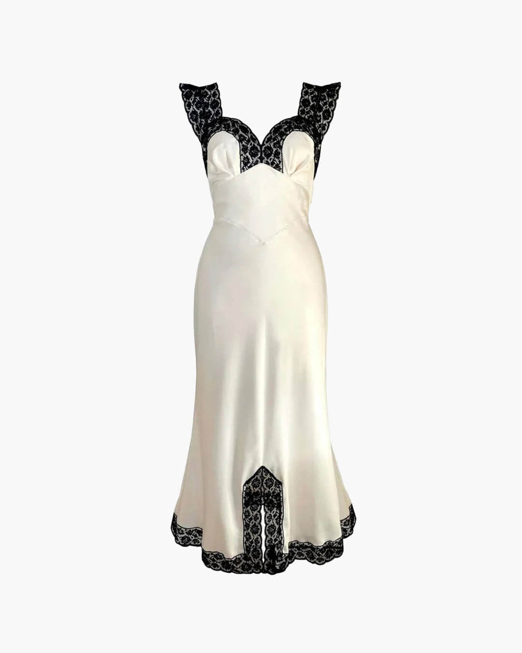 Joanna Satin Lace Long Dress - Elegant Occasion Dress for Women - Image 14