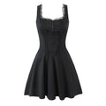 Jolie Flowy Lace Up Mini Dress - Elegant Occasion Dress for Women