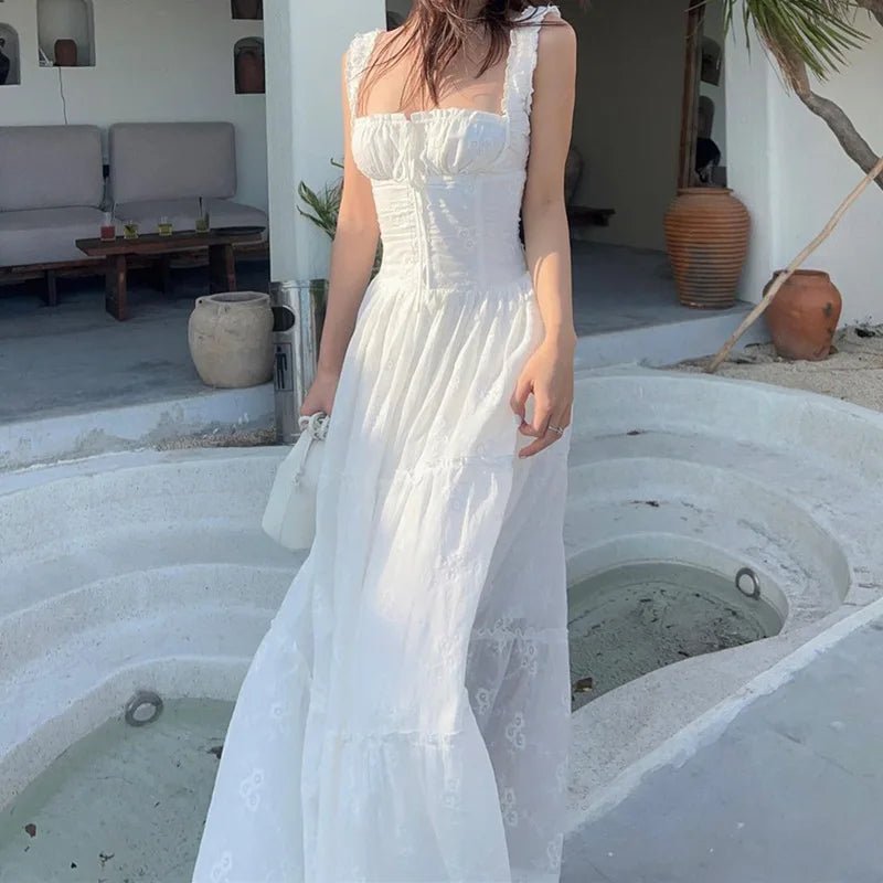 Karla Ruffle Trim Tiered Maxi Dress - Elegant Occasion Dress for Women - Image 6