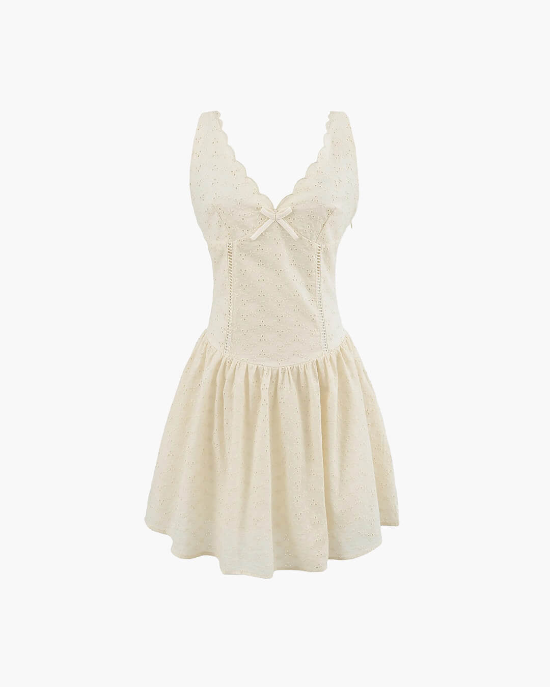 Kirsten Deep Neck Mini Dress - Elegant Occasion Dress for Women - Image 2
