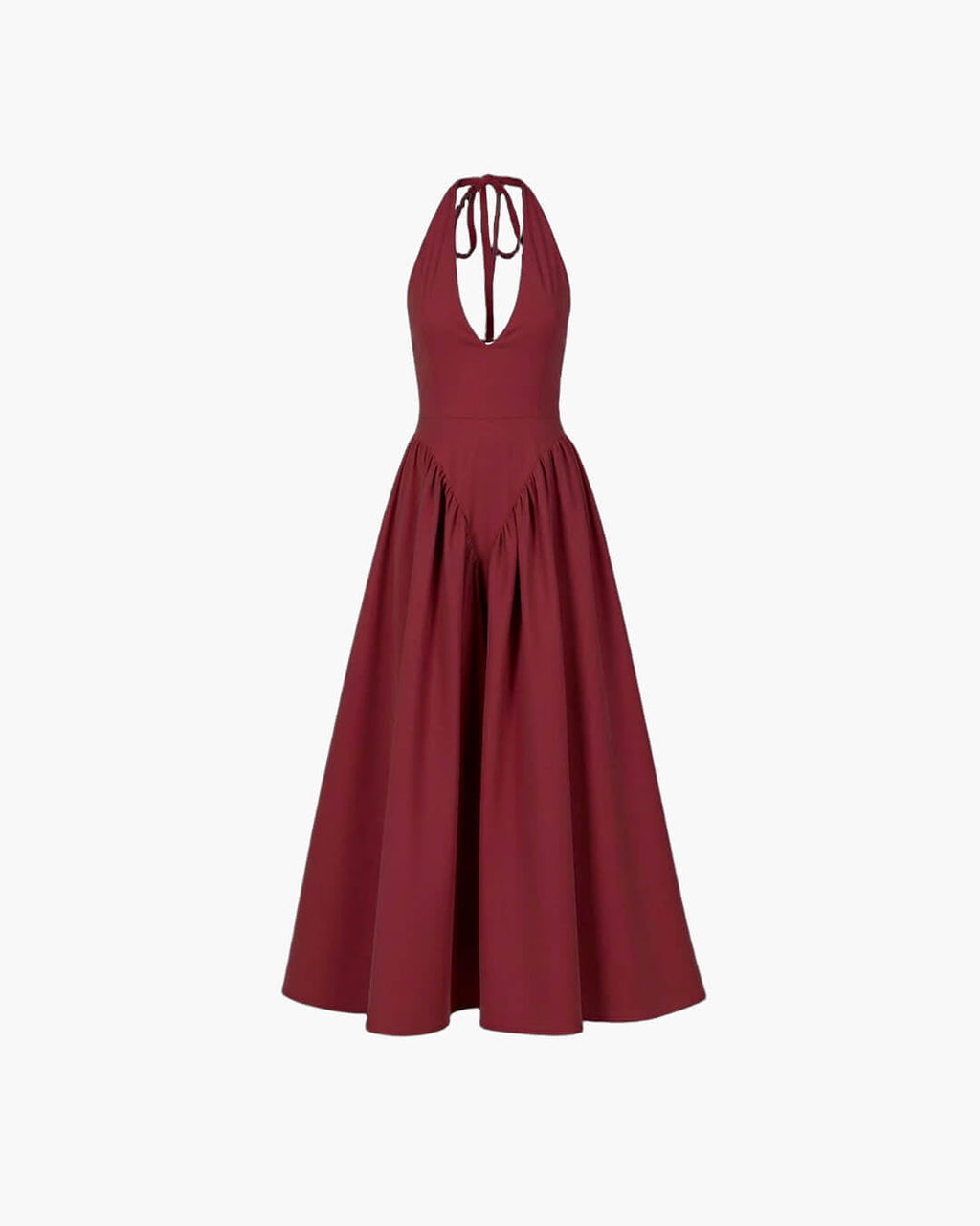 Kristy Deep Neck Maxi Dress - Elegant Occasion Dress for Women - Image 9