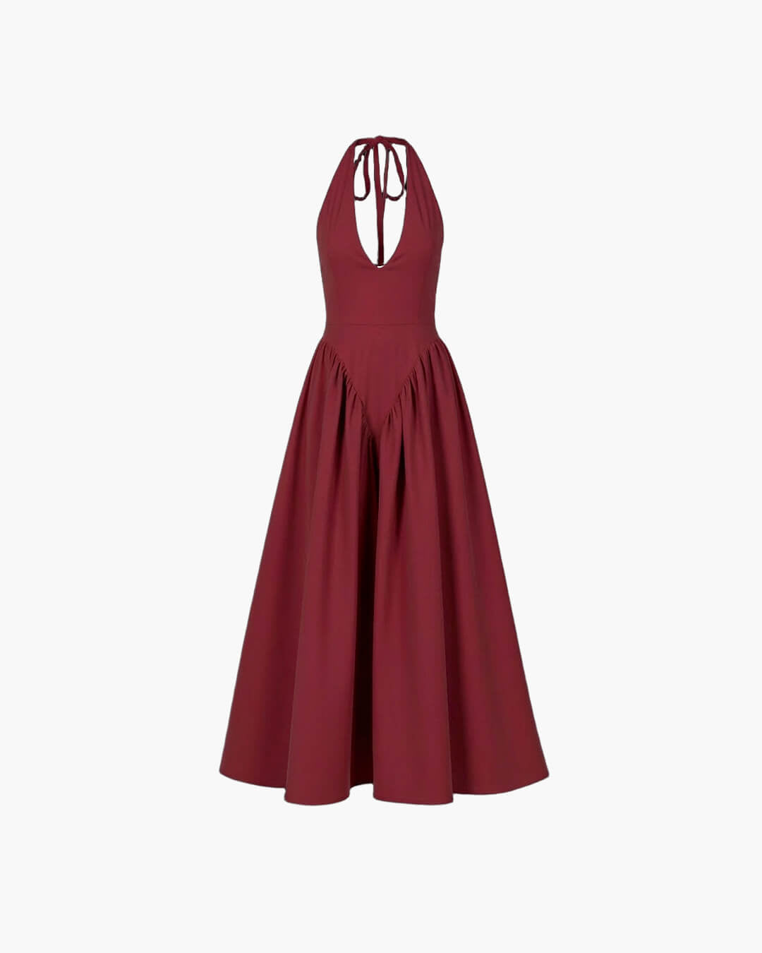 Kristy Deep Neck Maxi Dress - Elegant Occasion Dress for Women - Image 9