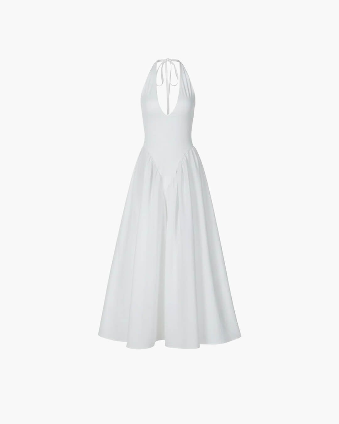 Kristy Deep Neck Maxi Dress - Elegant Occasion Dress for Women