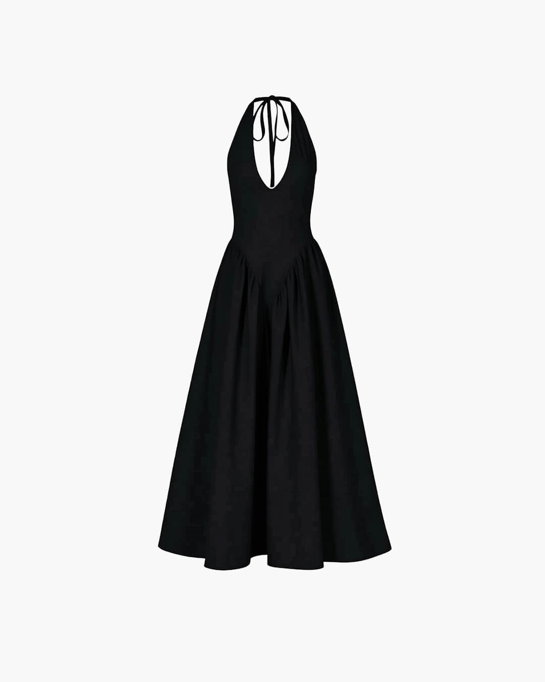 Kristy Deep Neck Maxi Dress - Elegant Occasion Dress for Women - Image 5