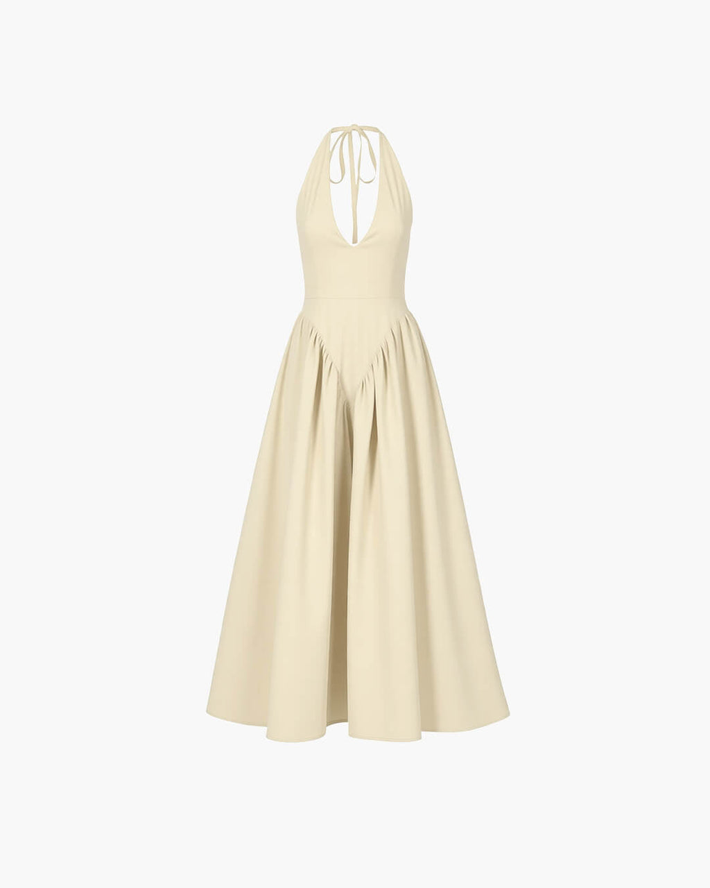 Kristy Deep Neck Maxi Dress - Elegant Occasion Dress for Women - Image 3