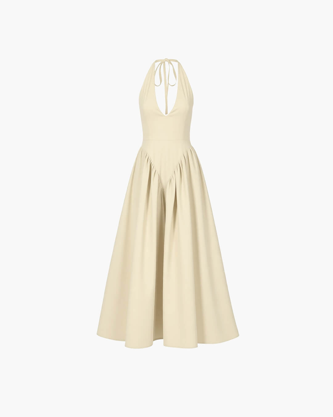Kristy Deep Neck Maxi Dress - Elegant Occasion Dress for Women - Image 3