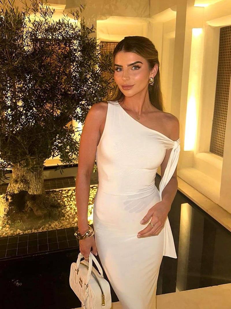 Kylie knotted Maxi Dress - Elegant Occasion Dress for Women - Image 3