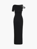 Twisted Maxi Dress for Women - Elegant Evening Maxi Dress - Image 5