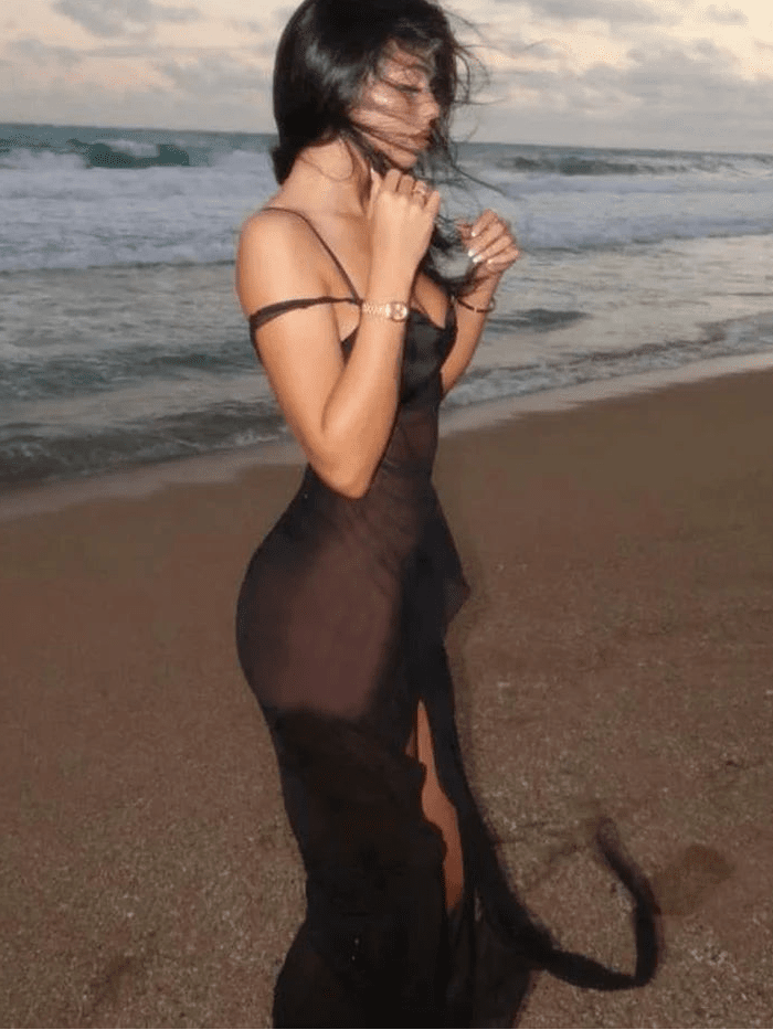 Laila Mesh Strap Maxi Dress - Elegant Occasion Dress for Women - Image 4