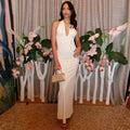 Lisa Backless Halter Maxi Dress - Elegant Occasion Dress for Women - Image 3