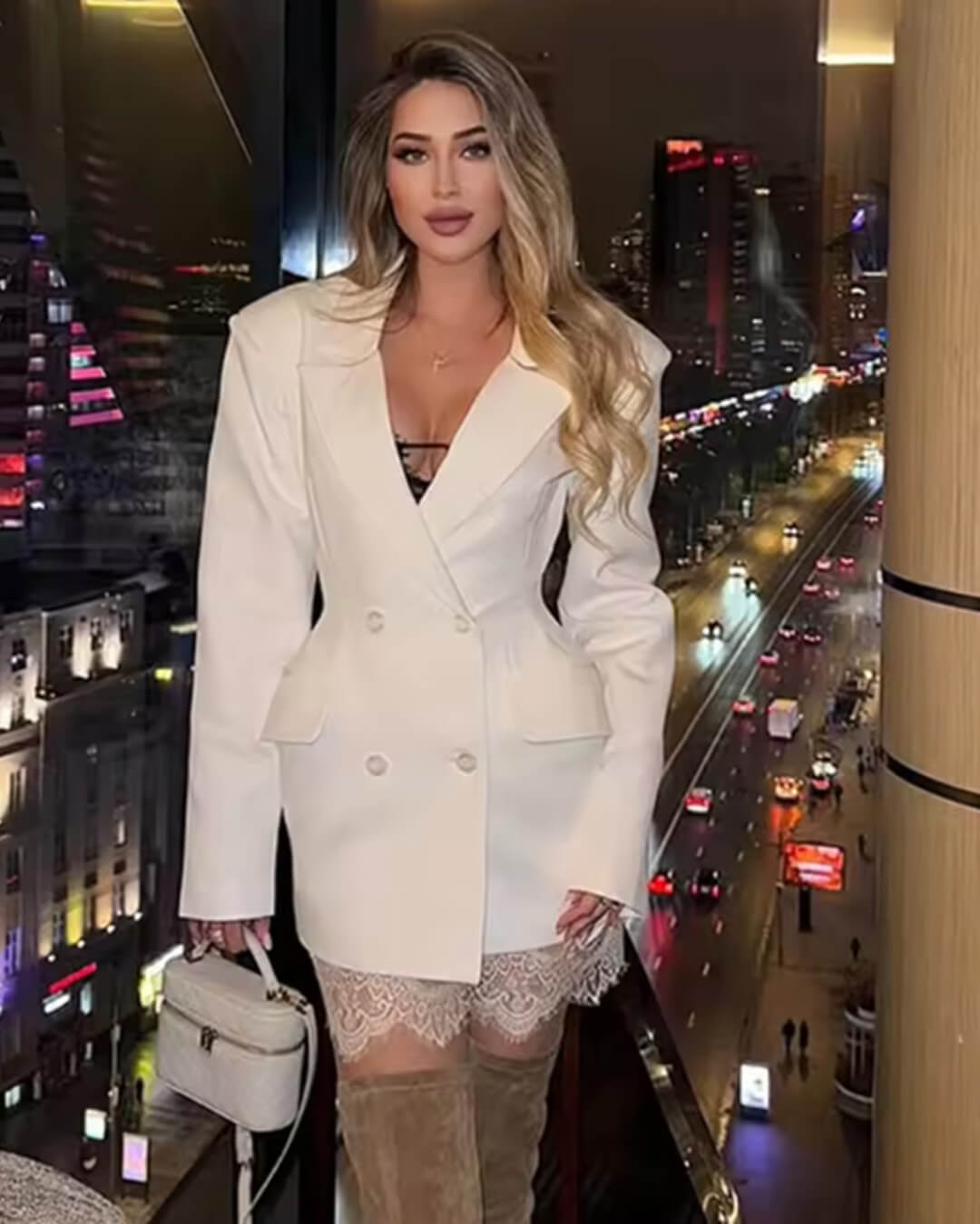 Mariana Double Breasted Mini Dress - Elegant Occasion Dress for Women - Image 7