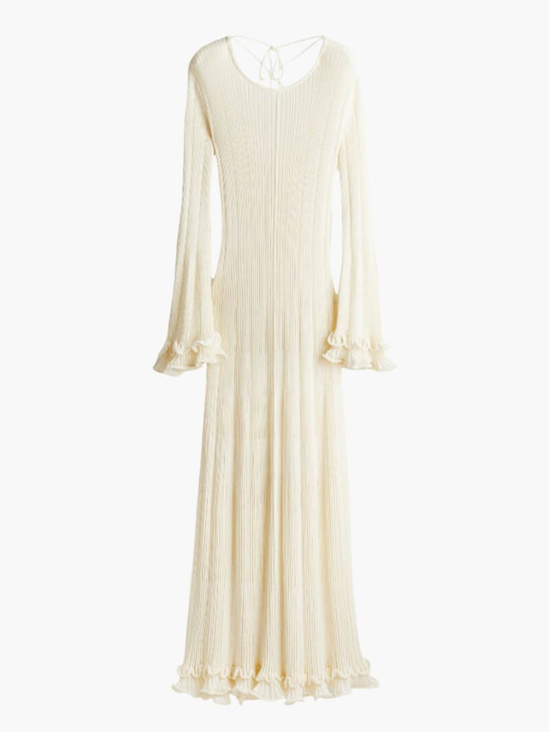 Marla Linen Blend Maxi Dress - Romantic Flowy Silhouette