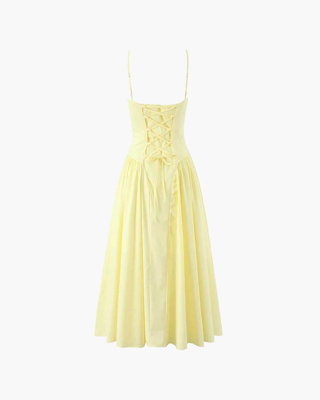 Myrna Spaghetti Strap Midi Dress - Elegant Occasion Dress for Women - Image 4
