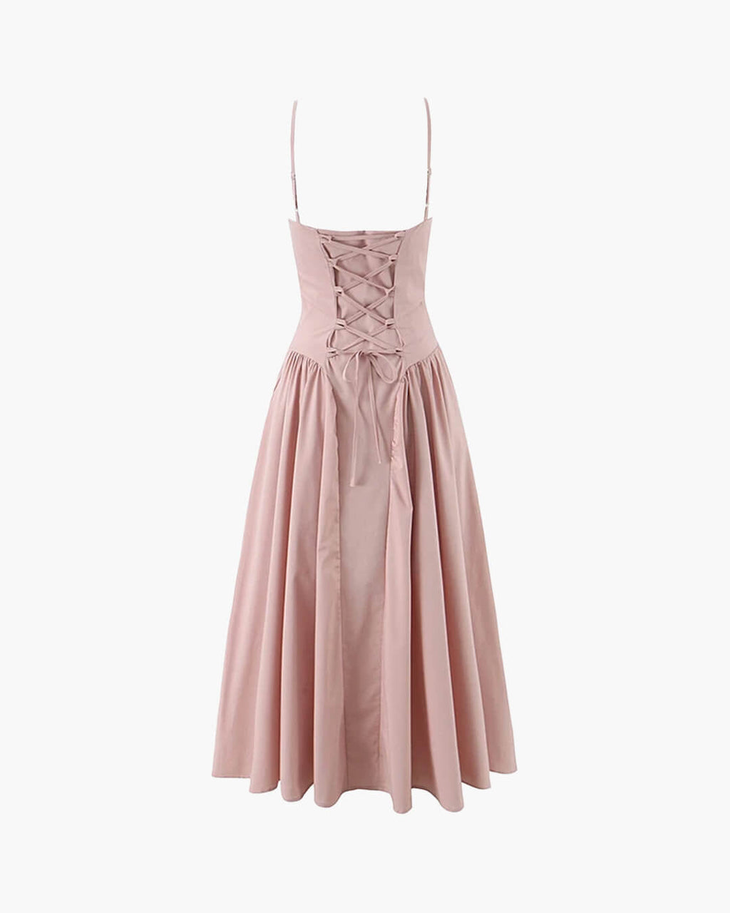 Myrna Spaghetti Strap Midi Dress - Elegant Occasion Dress for Women - Image 6